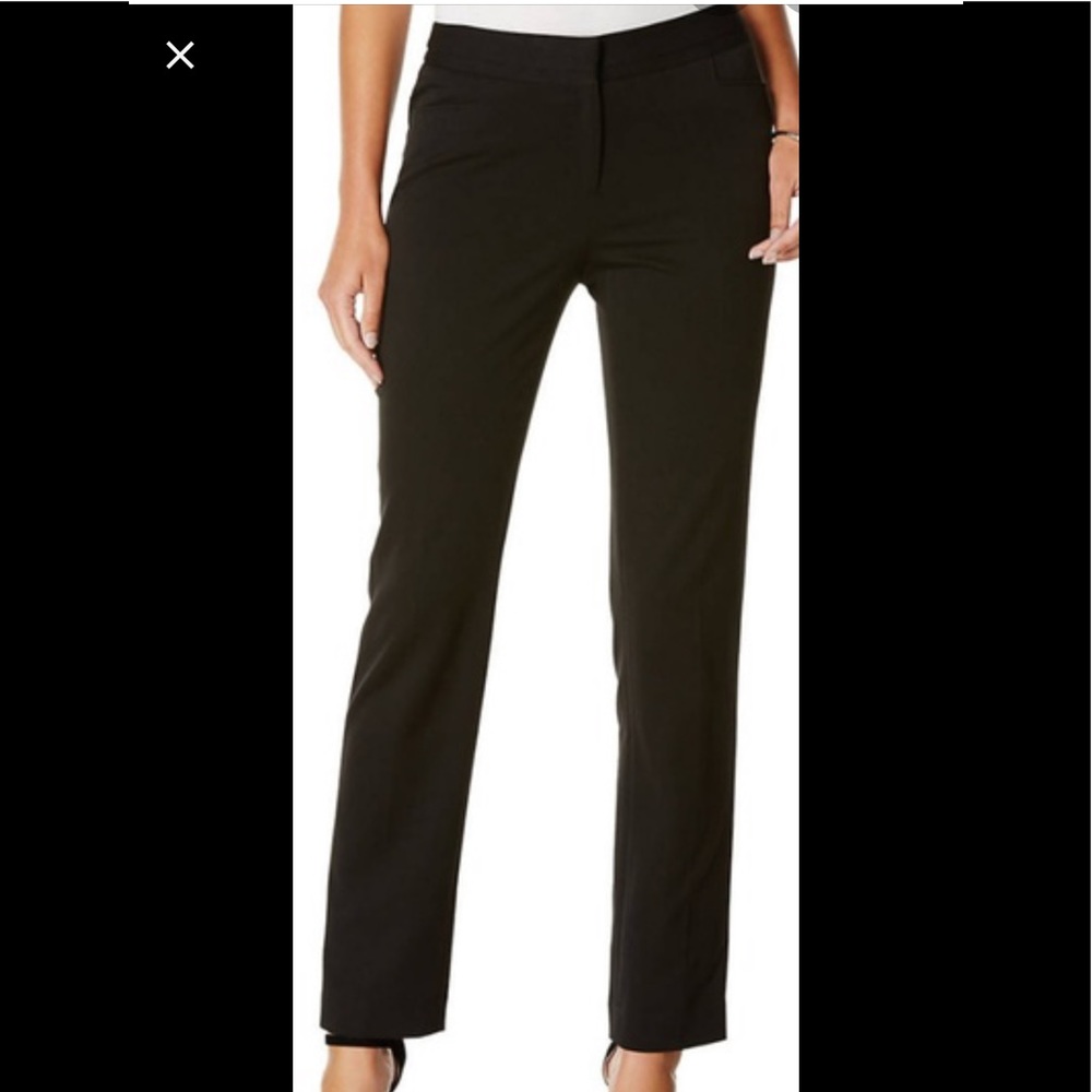 NWT Rafaella Black Double Stretch Work Pants